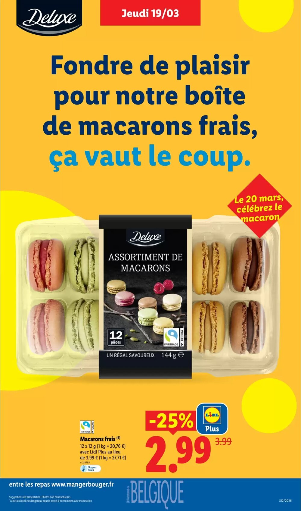Prospectus promotionnel Lidl valable à partir du 19/03/2026 - Page 19.