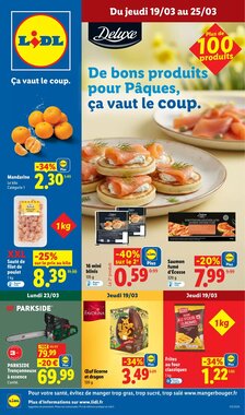 Prospectus promotionnel Lidl valable à partir du 19/03/2026