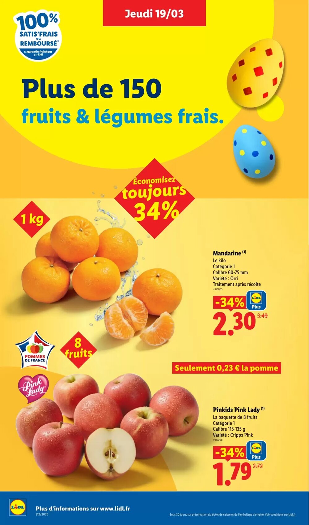 Prospectus promotionnel Lidl valable à partir du 19/03/2026 - Page 2.