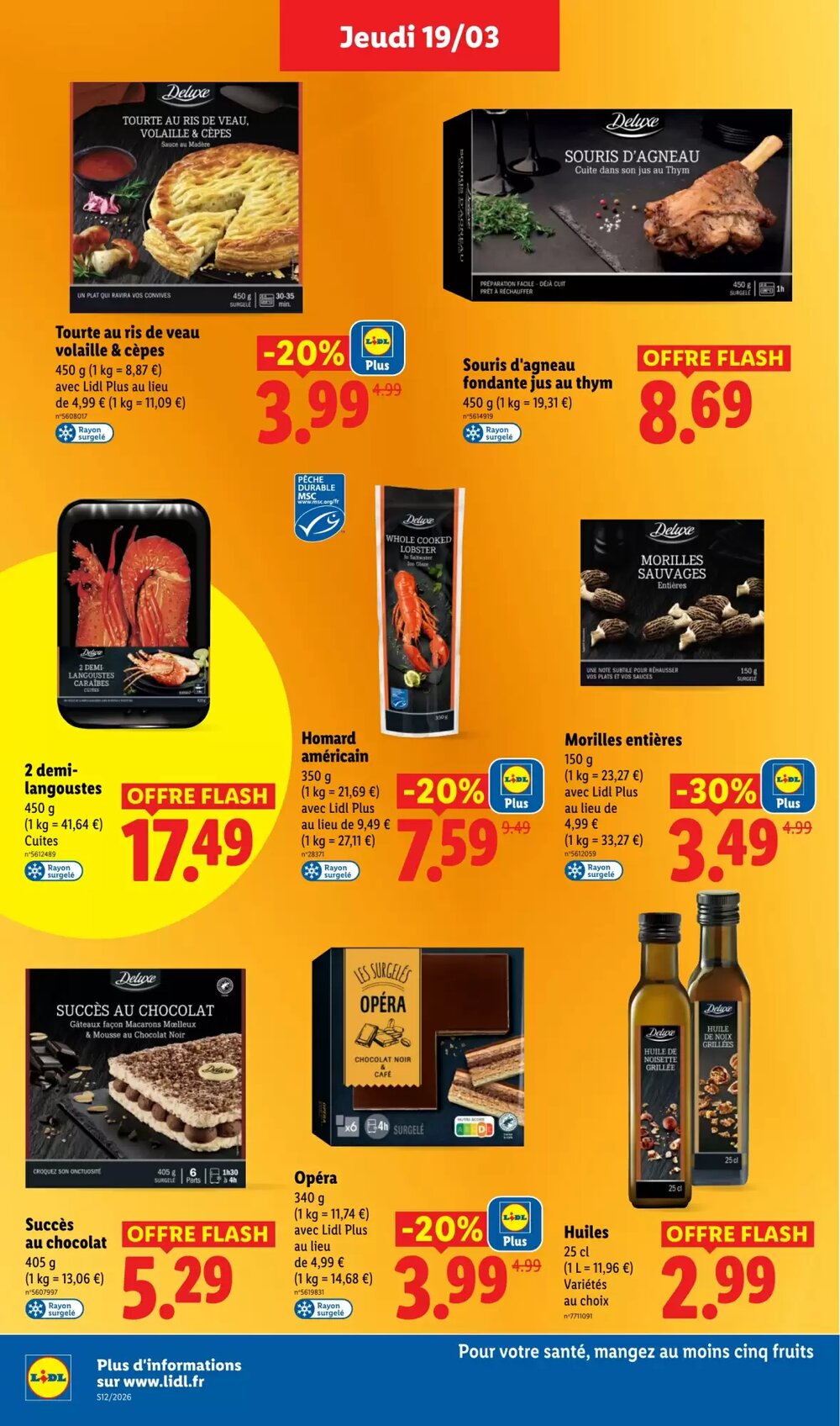 Prospectus promotionnel Lidl valable à partir du 19/03/2026 - Page 20.