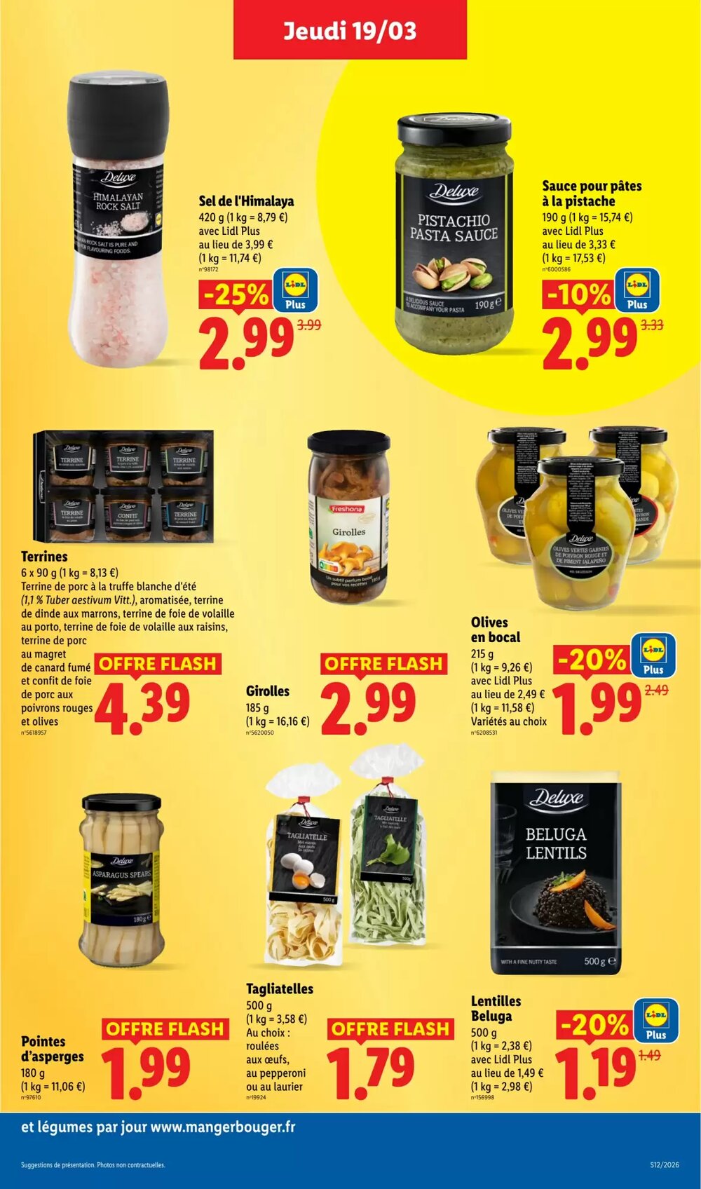 Prospectus promotionnel Lidl valable à partir du 19/03/2026 - Page 21.