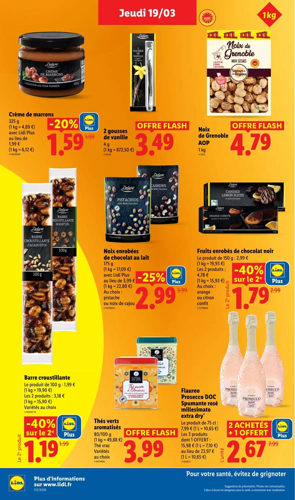 Prospectus promotionnel Lidl valable à partir du 19/03/2026 - Page 22.