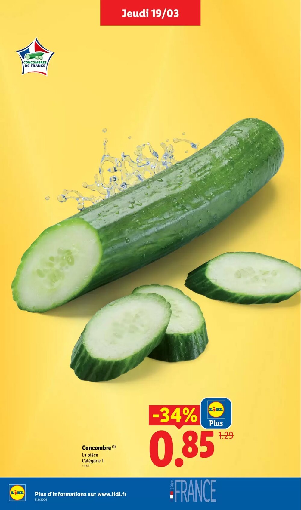 Prospectus promotionnel Lidl valable à partir du 19/03/2026 - Page 3.