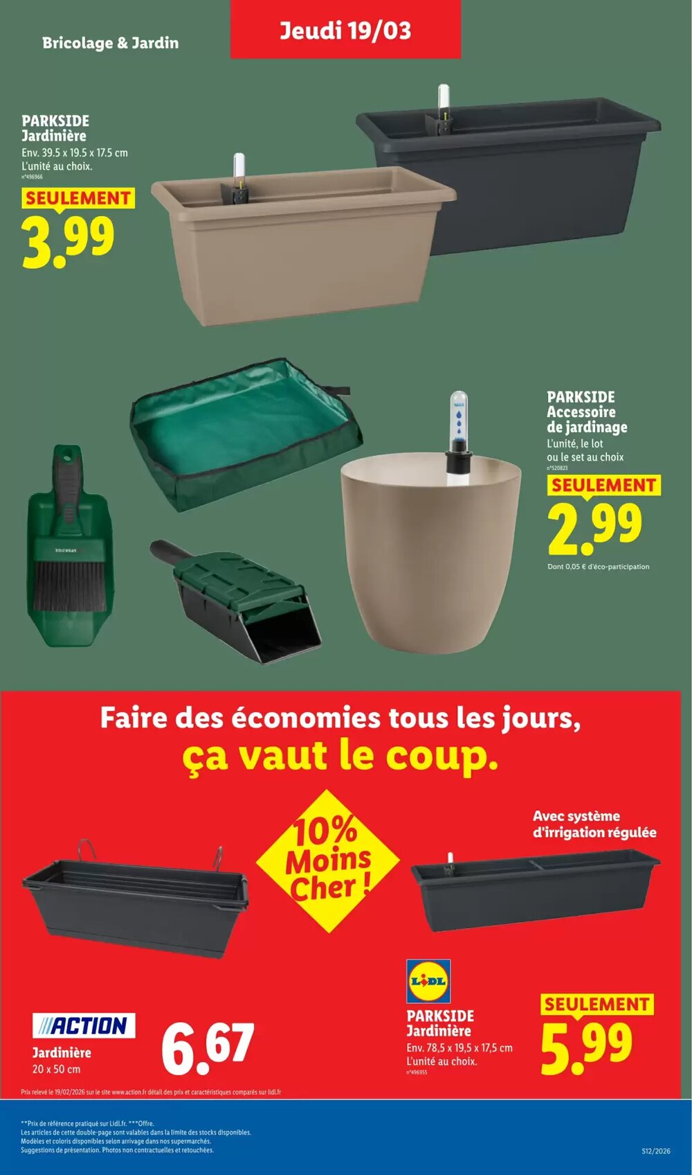 Prospectus promotionnel Lidl valable à partir du 19/03/2026 - Page 33.
