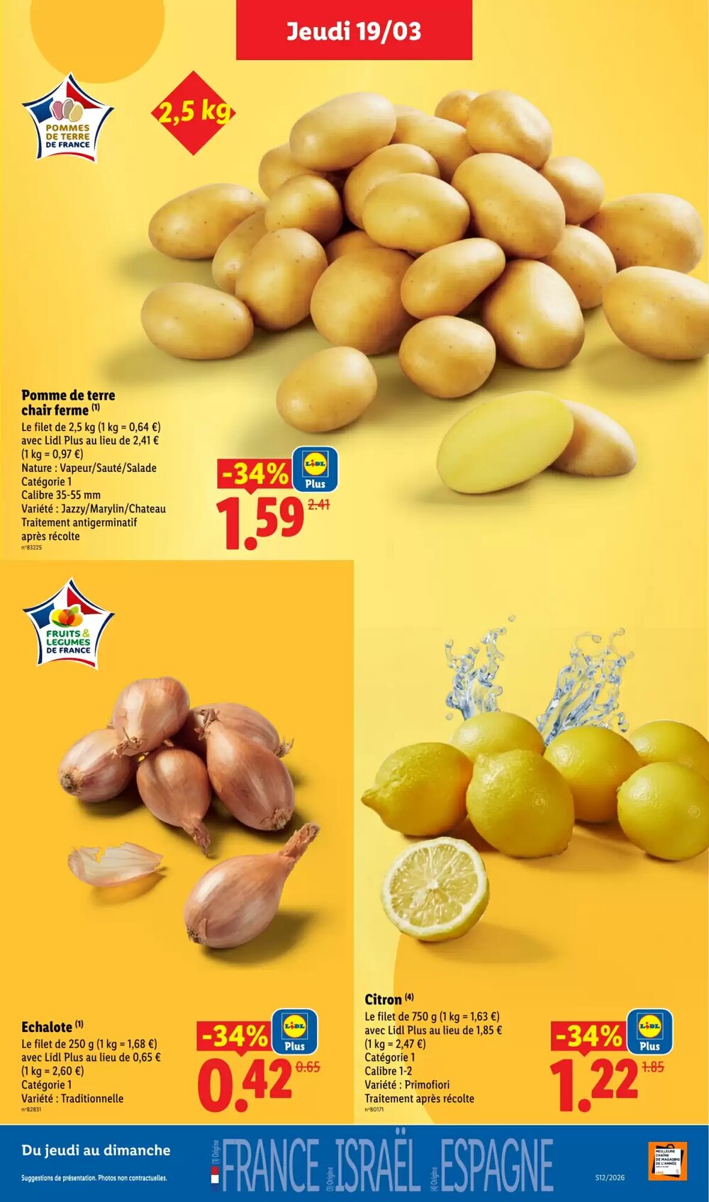 Prospectus promotionnel Lidl valable à partir du 19/03/2026 - Page 4.
