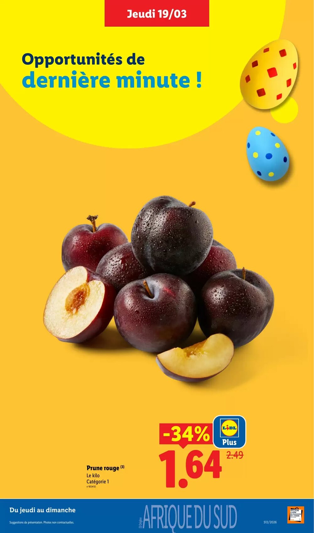 Prospectus promotionnel Lidl valable à partir du 19/03/2026 - Page 5.