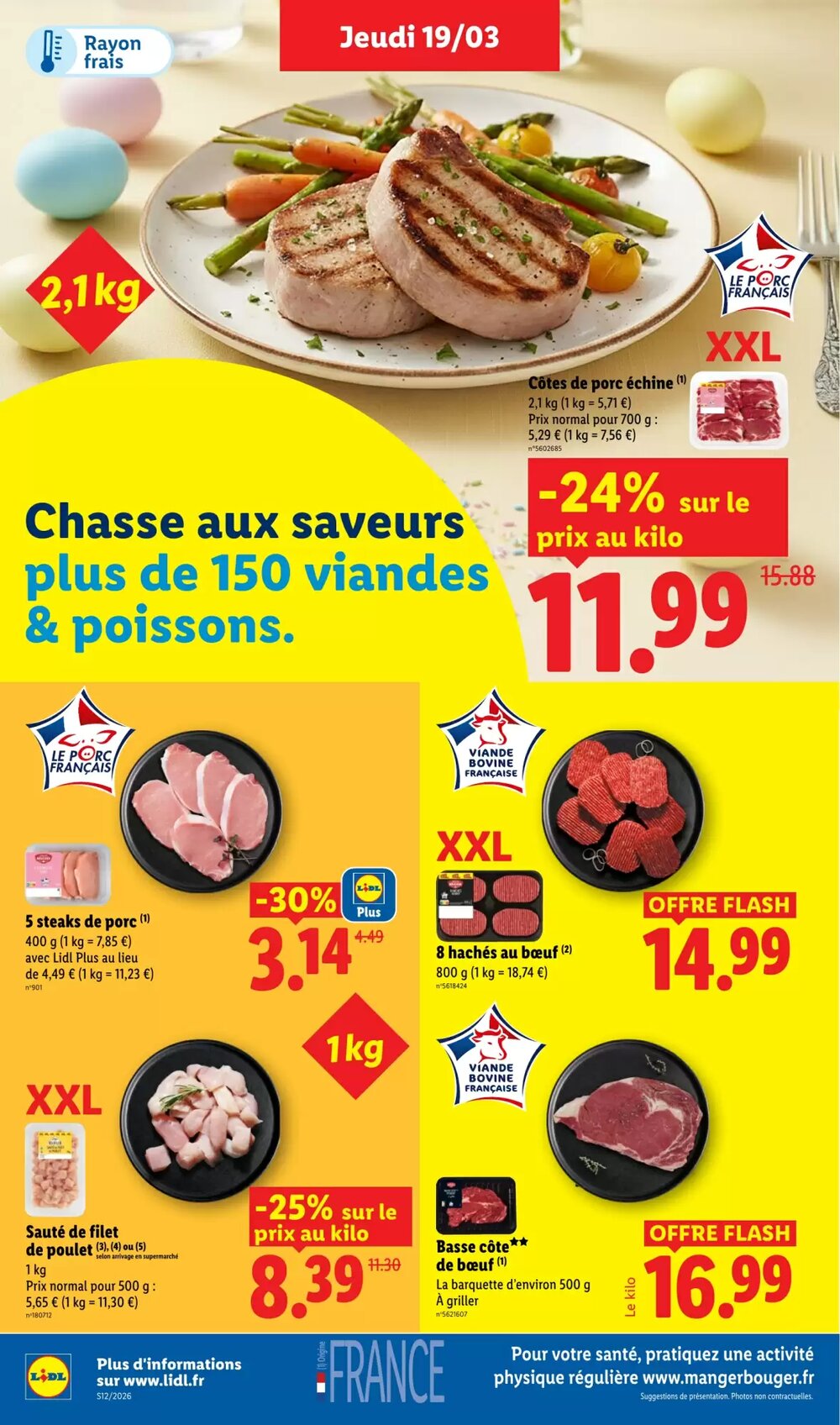 Prospectus promotionnel Lidl valable à partir du 19/03/2026 - Page 6.