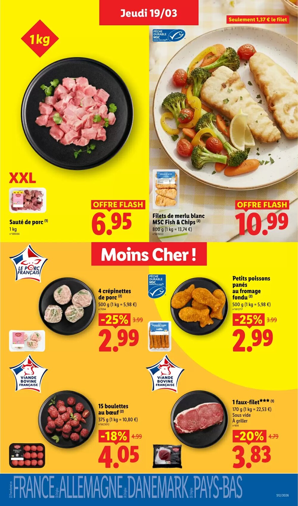 Prospectus promotionnel Lidl valable à partir du 19/03/2026 - Page 7.