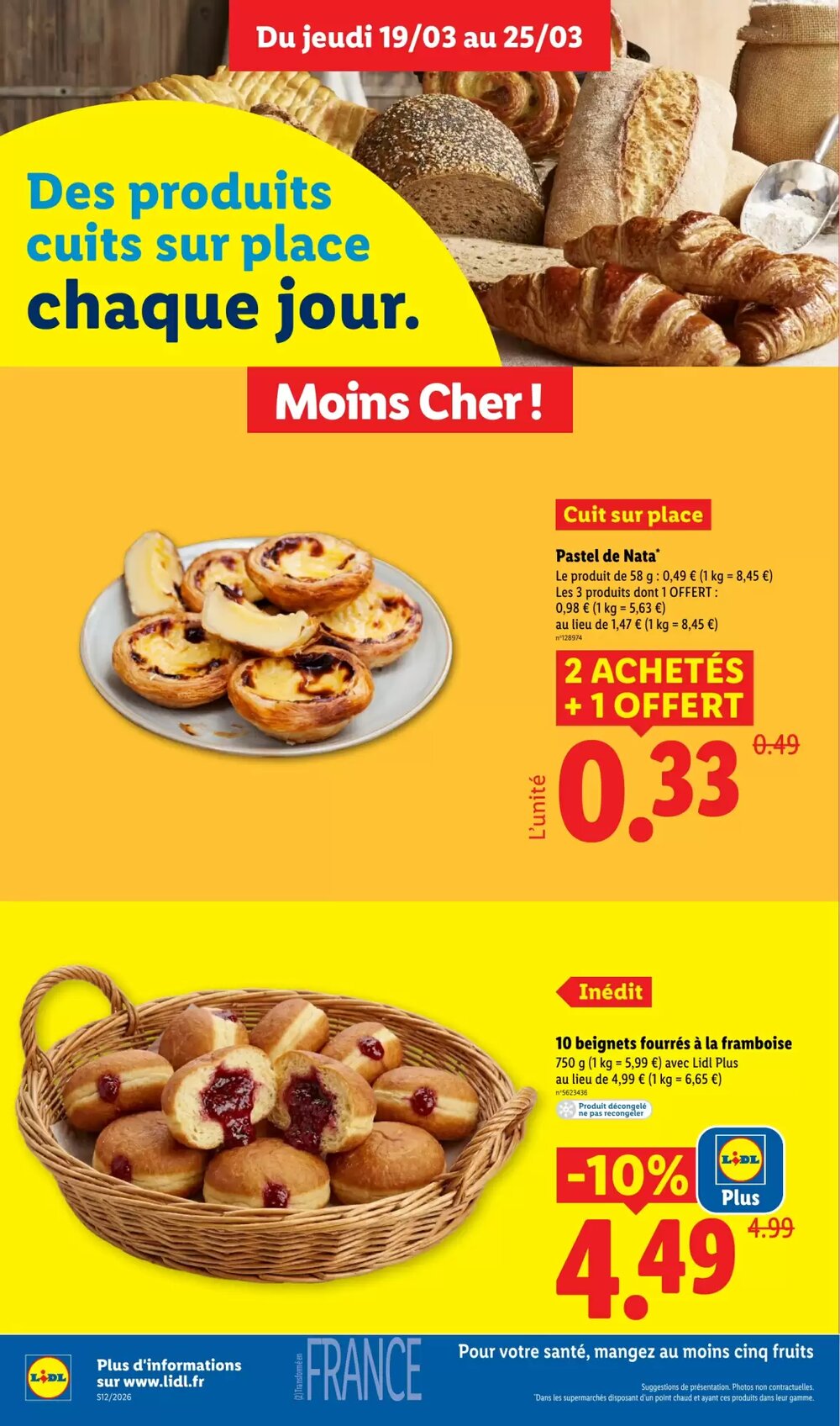 Prospectus promotionnel Lidl valable à partir du 19/03/2026 - Page 8.
