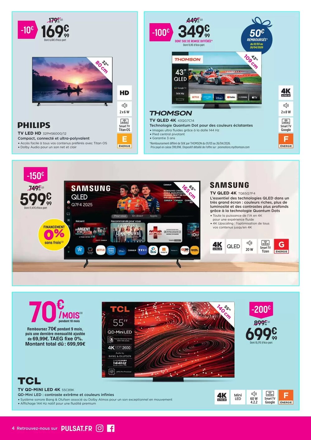 Prospectus promotionnel Pulsat valable à partir du 23/03/2026 - Page 4.