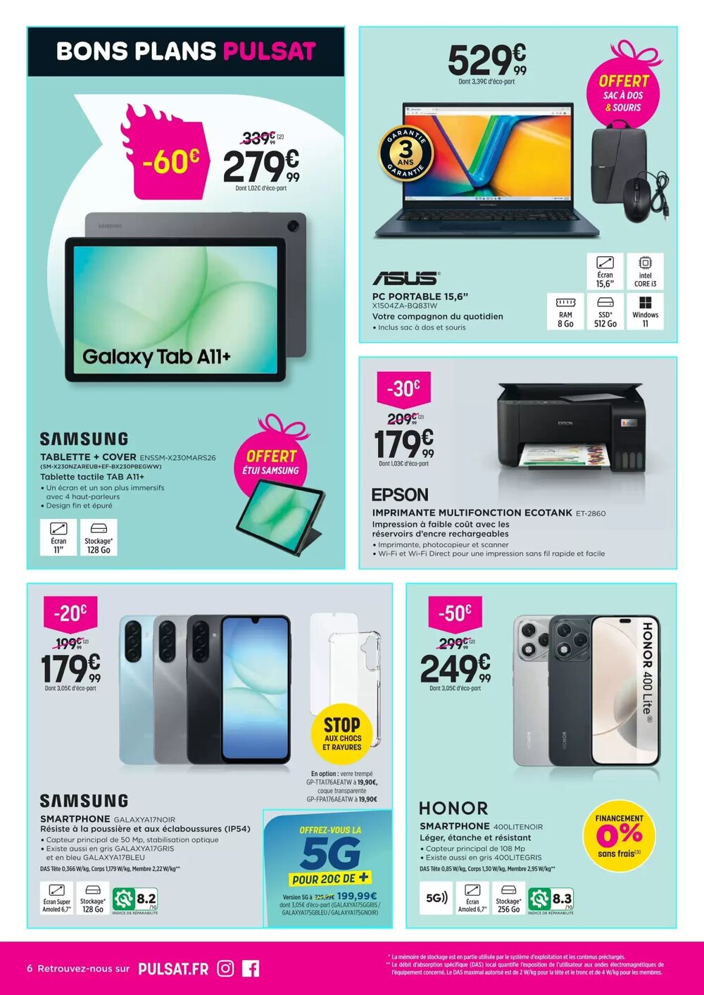 Prospectus promotionnel Pulsat valable à partir du 23/03/2026 - Page 6.