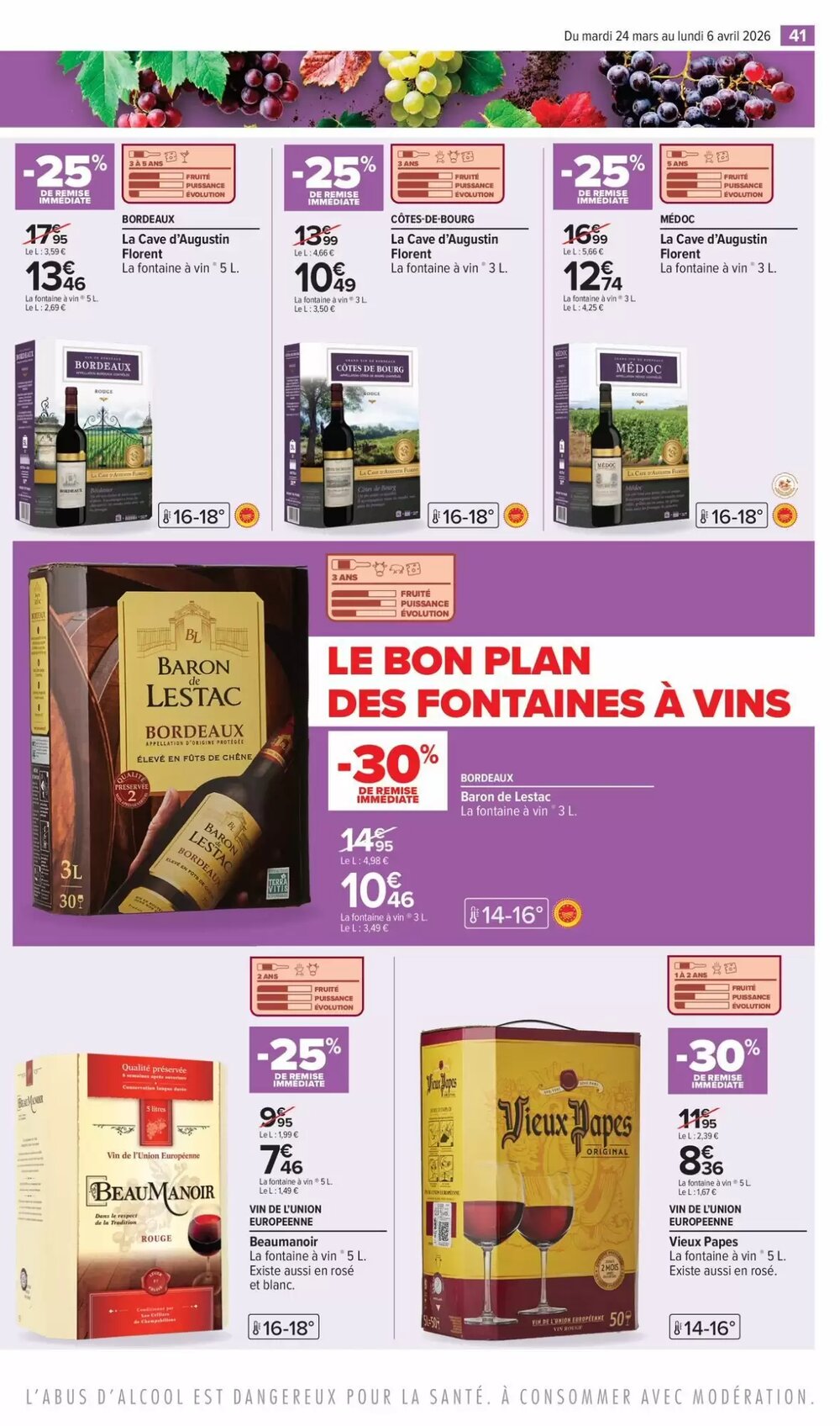 Prospectus promotionnel Carrefour valable à partir du 24/03/2026 - Page 43.
