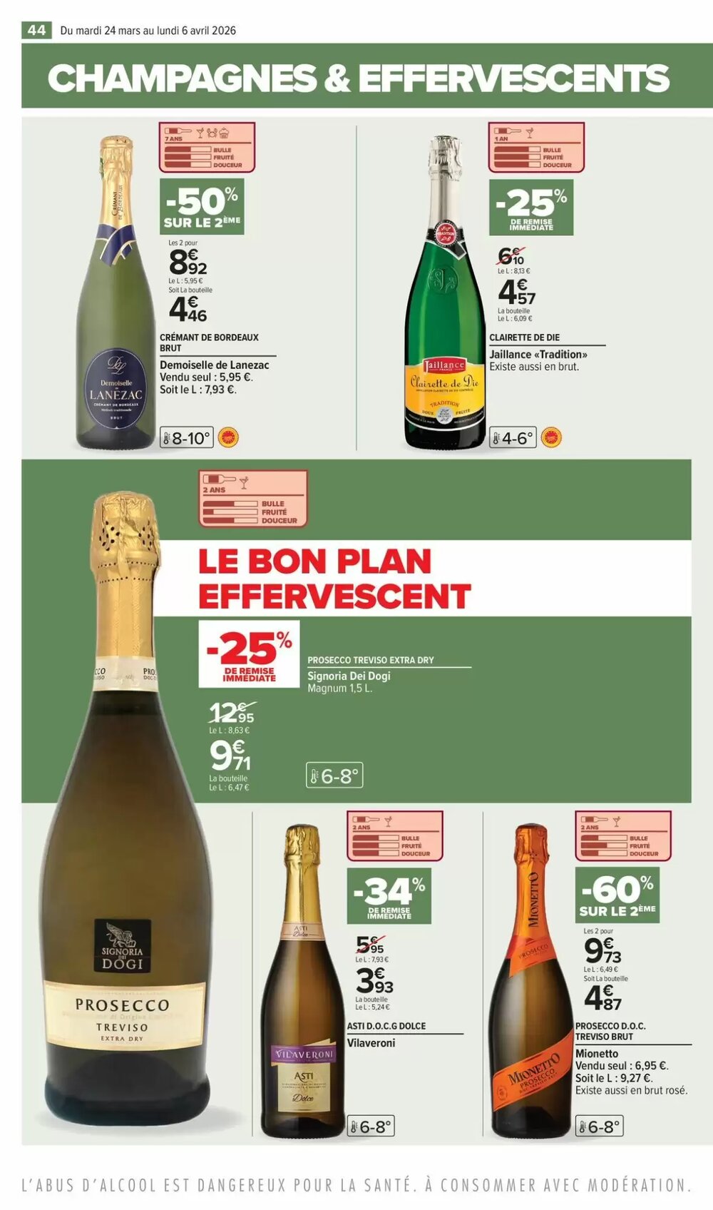 Prospectus promotionnel Carrefour valable à partir du 24/03/2026 - Page 46.