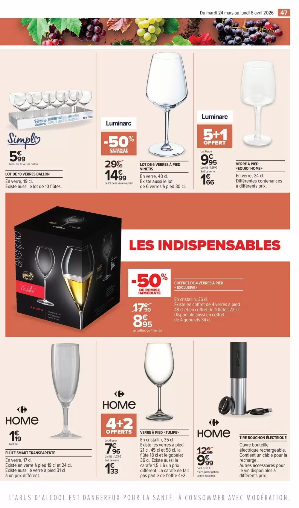Prospectus promotionnel Carrefour valable à partir du 24/03/2026 - Page 49.