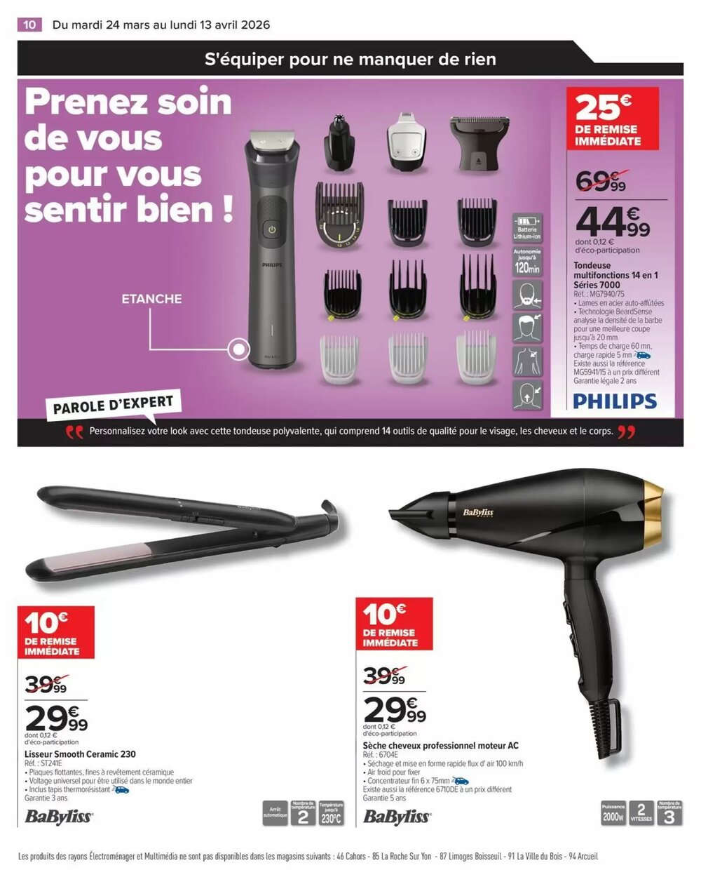 Prospectus promotionnel Carrefour valable à partir du 24/03/2026 - Page 10.