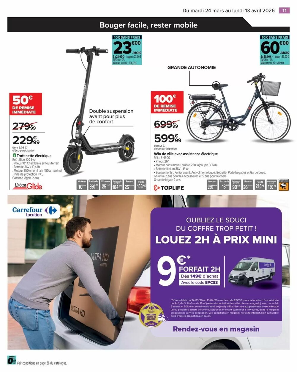 Prospectus promotionnel Carrefour valable à partir du 24/03/2026 - Page 11.