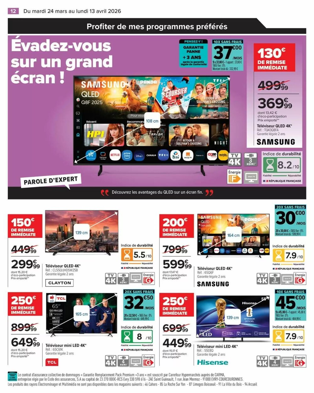 Prospectus promotionnel Carrefour valable à partir du 24/03/2026 - Page 12.