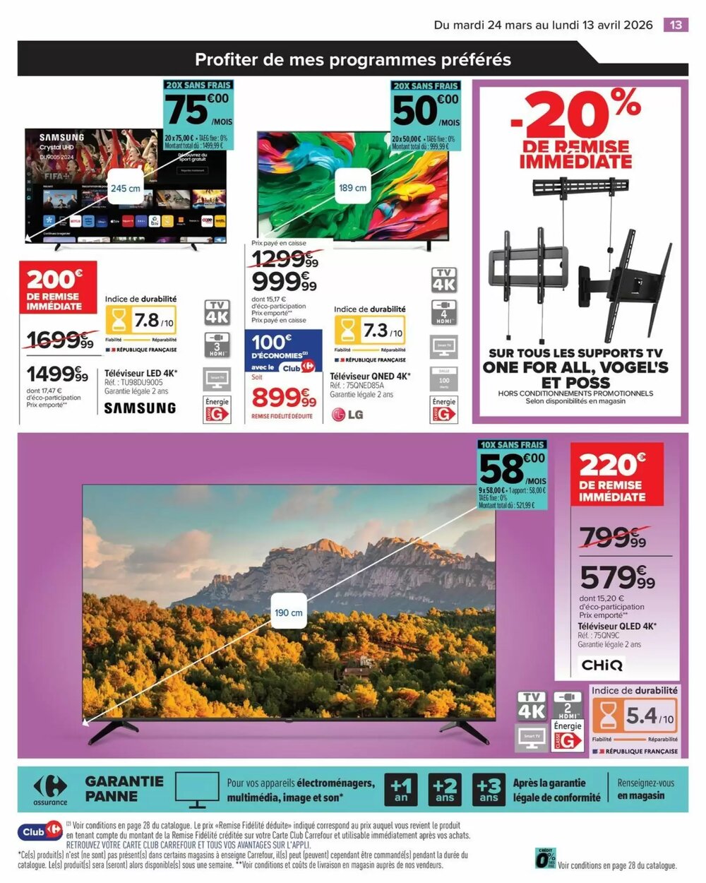 Prospectus promotionnel Carrefour valable à partir du 24/03/2026 - Page 13.