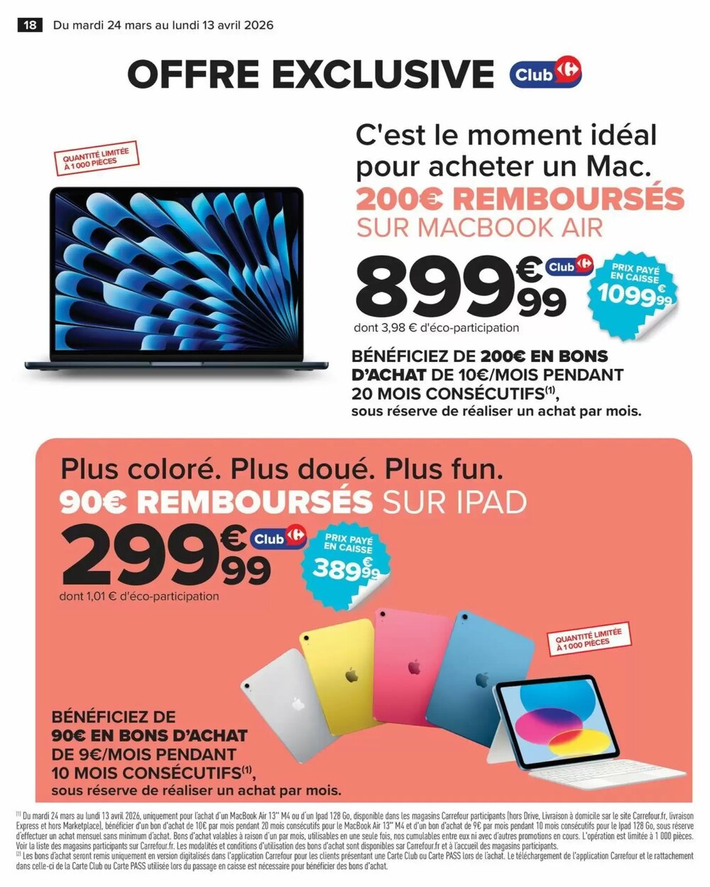 Prospectus promotionnel Carrefour valable à partir du 24/03/2026 - Page 18.