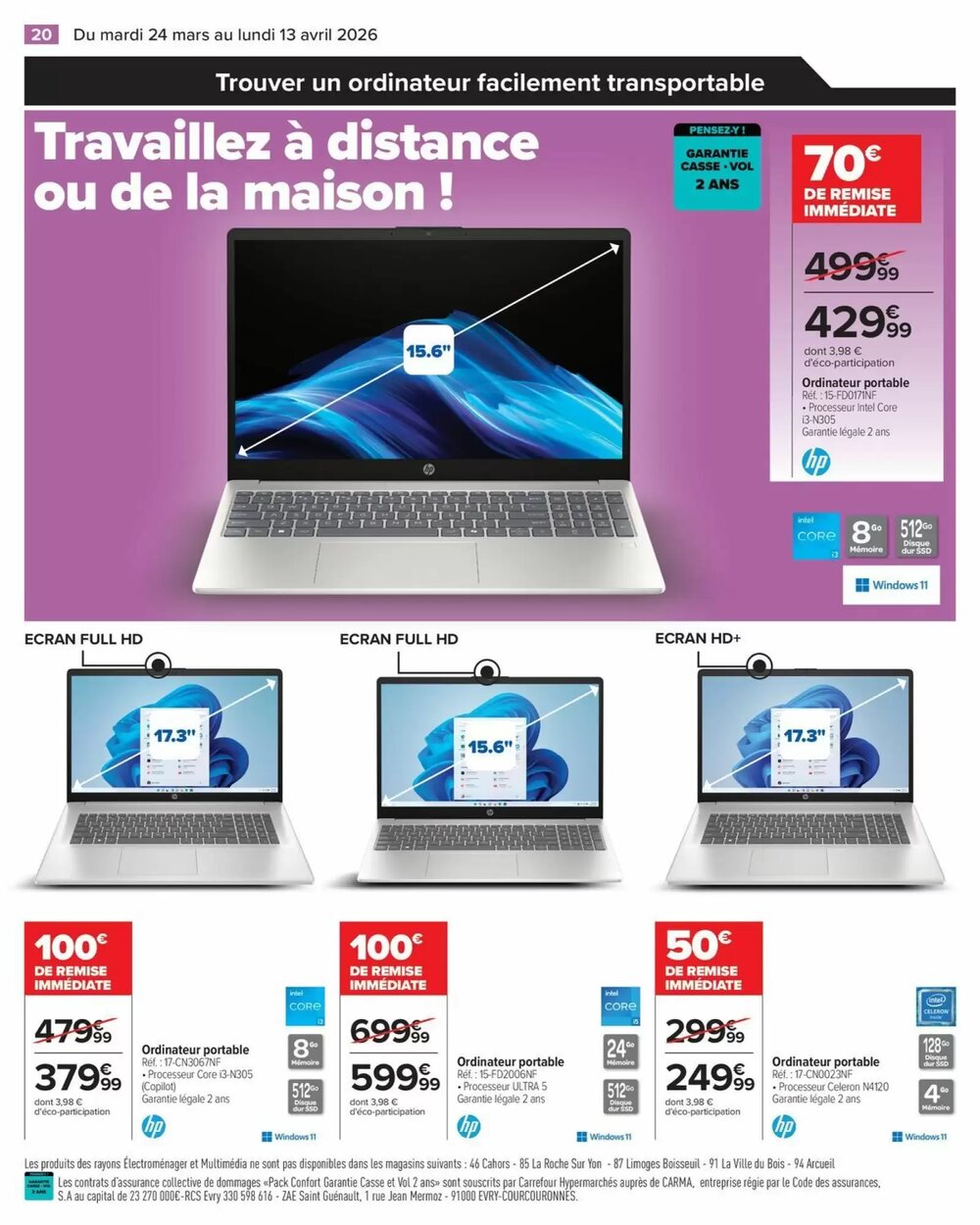 Prospectus promotionnel Carrefour valable à partir du 24/03/2026 - Page 20.