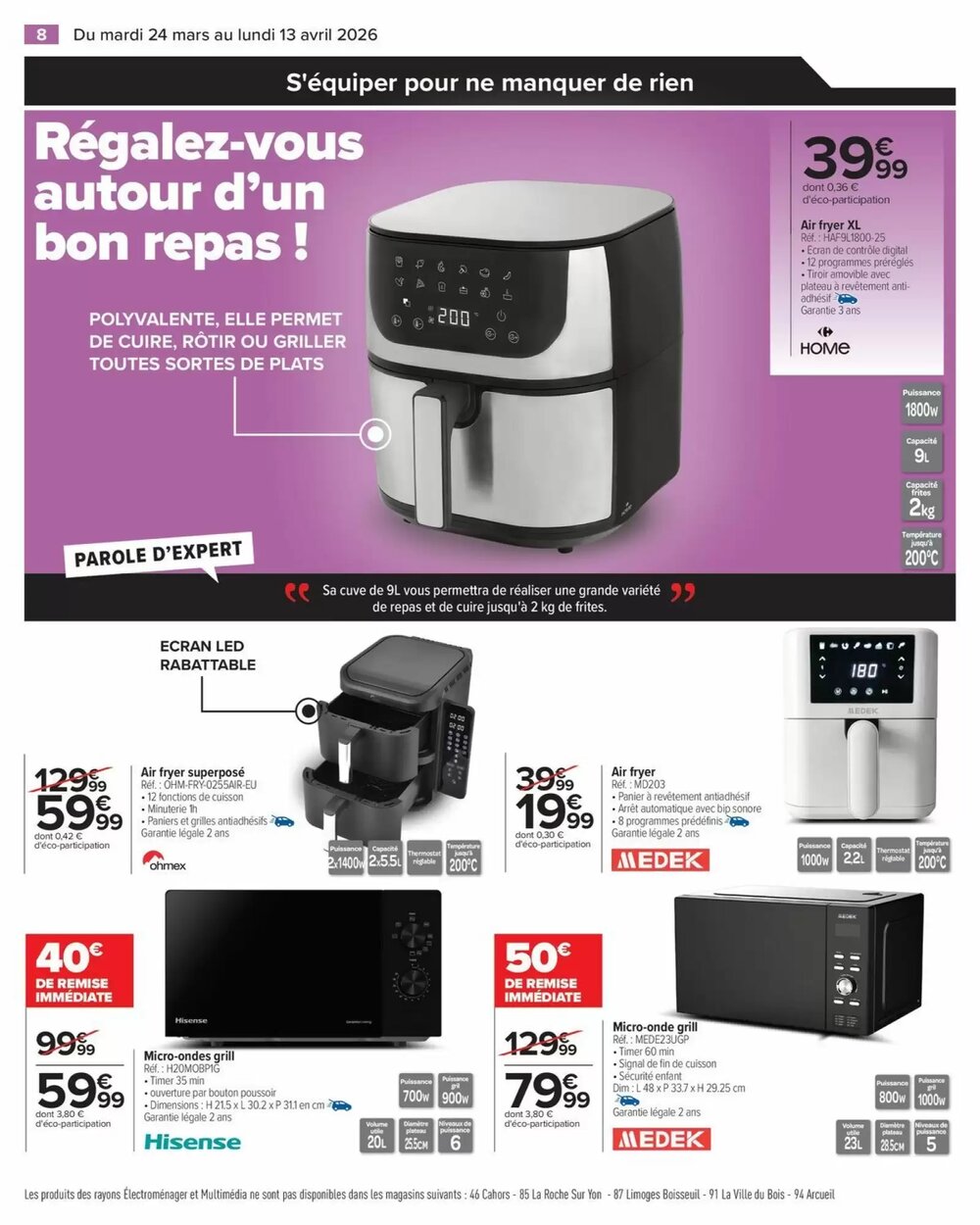Prospectus promotionnel Carrefour valable à partir du 24/03/2026 - Page 8.