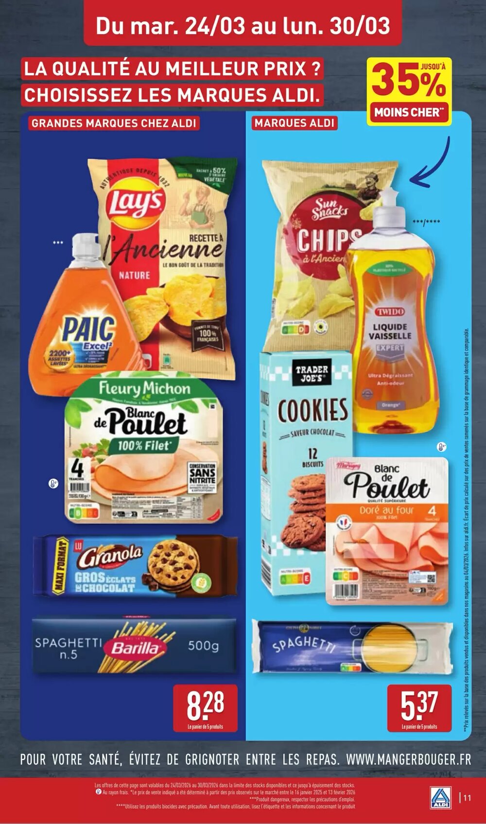 Prospectus promotionnel ALDI valable à partir du 24/03/2026 - Page 13.