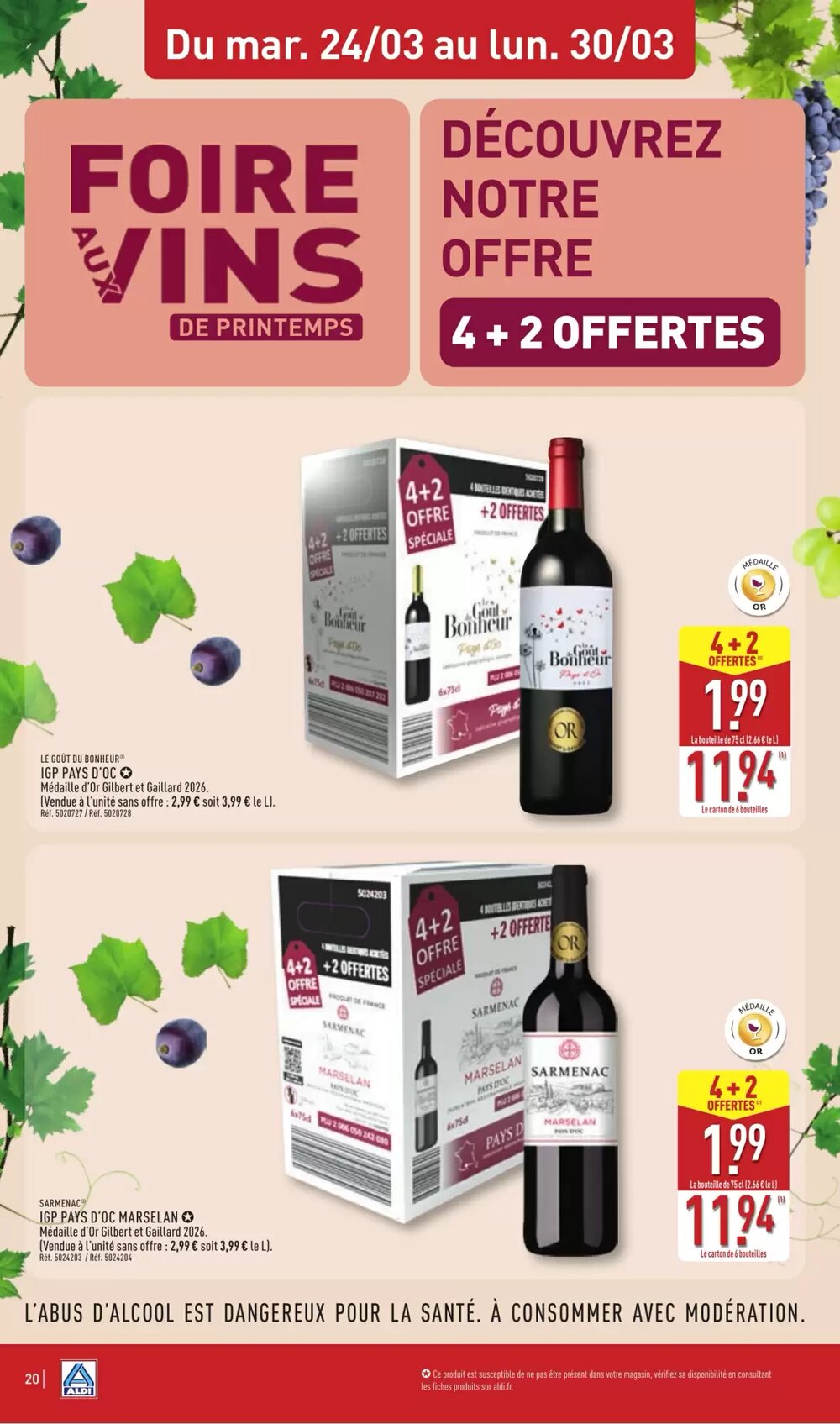 Prospectus promotionnel ALDI valable à partir du 24/03/2026 - Page 22.