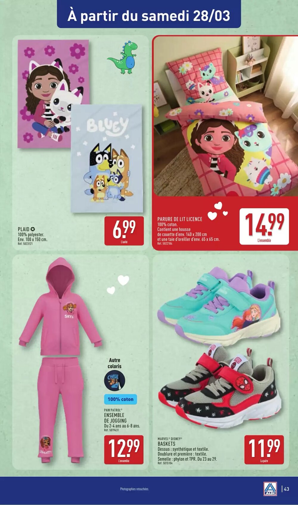 Prospectus promotionnel ALDI valable à partir du 24/03/2026 - Page 45.