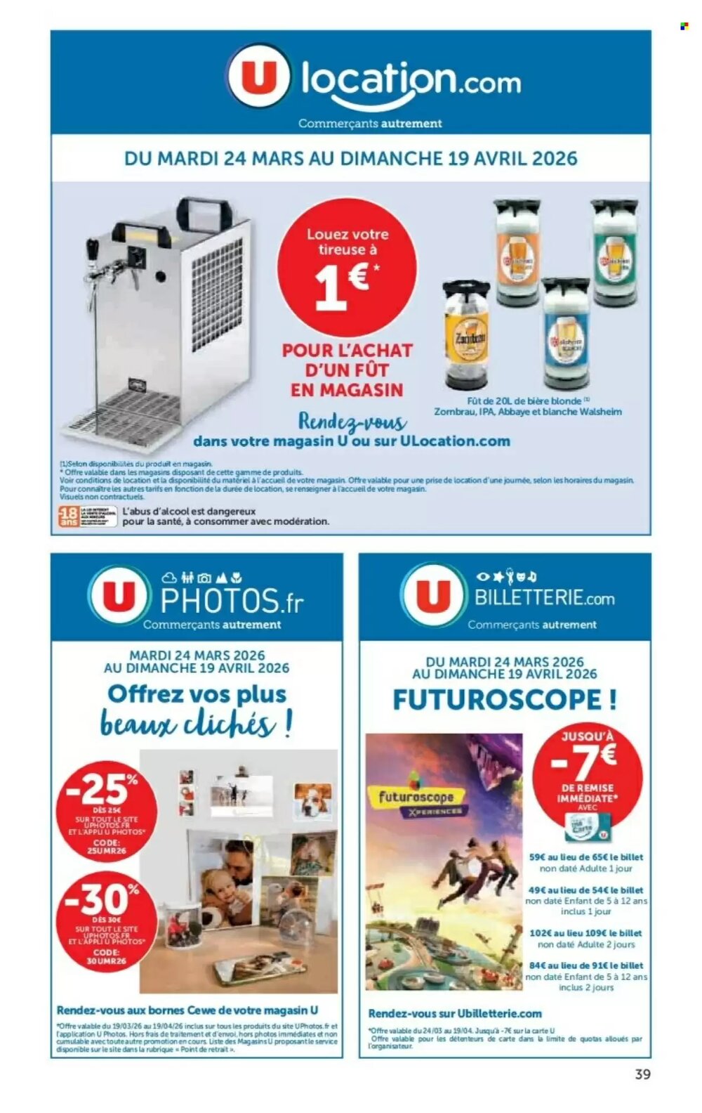 Prospectus promotionnel Hyper U valable à partir du 24/03/2026 - Page 39.