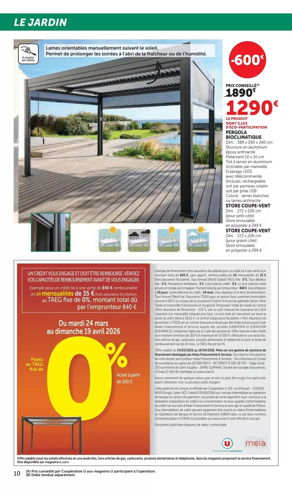 Prospectus promotionnel Super U valable à partir du 24/03/2026 - Page 10.