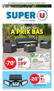 Prospectus promotionnel Super U valable à partir du 24/03/2026