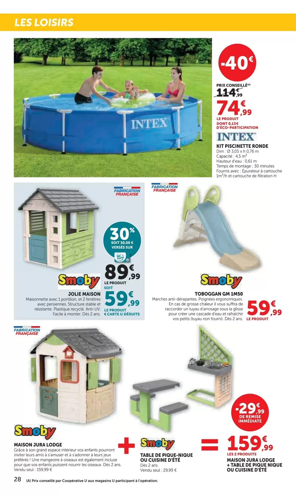 Prospectus promotionnel Super U valable à partir du 24/03/2026 - Page 28.