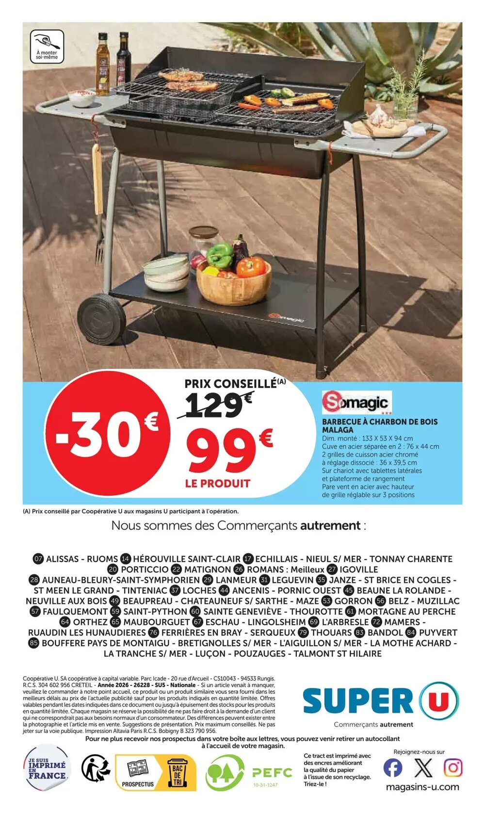 Prospectus promotionnel Super U valable à partir du 24/03/2026 - Page 32.