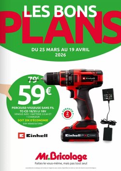 Prospectus promotionnel Mr Bricolage valable à partir du 25/03/2026