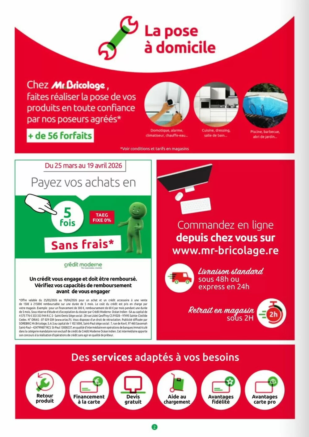 Prospectus promotionnel Mr Bricolage valable à partir du 25/03/2026 - Page 2.