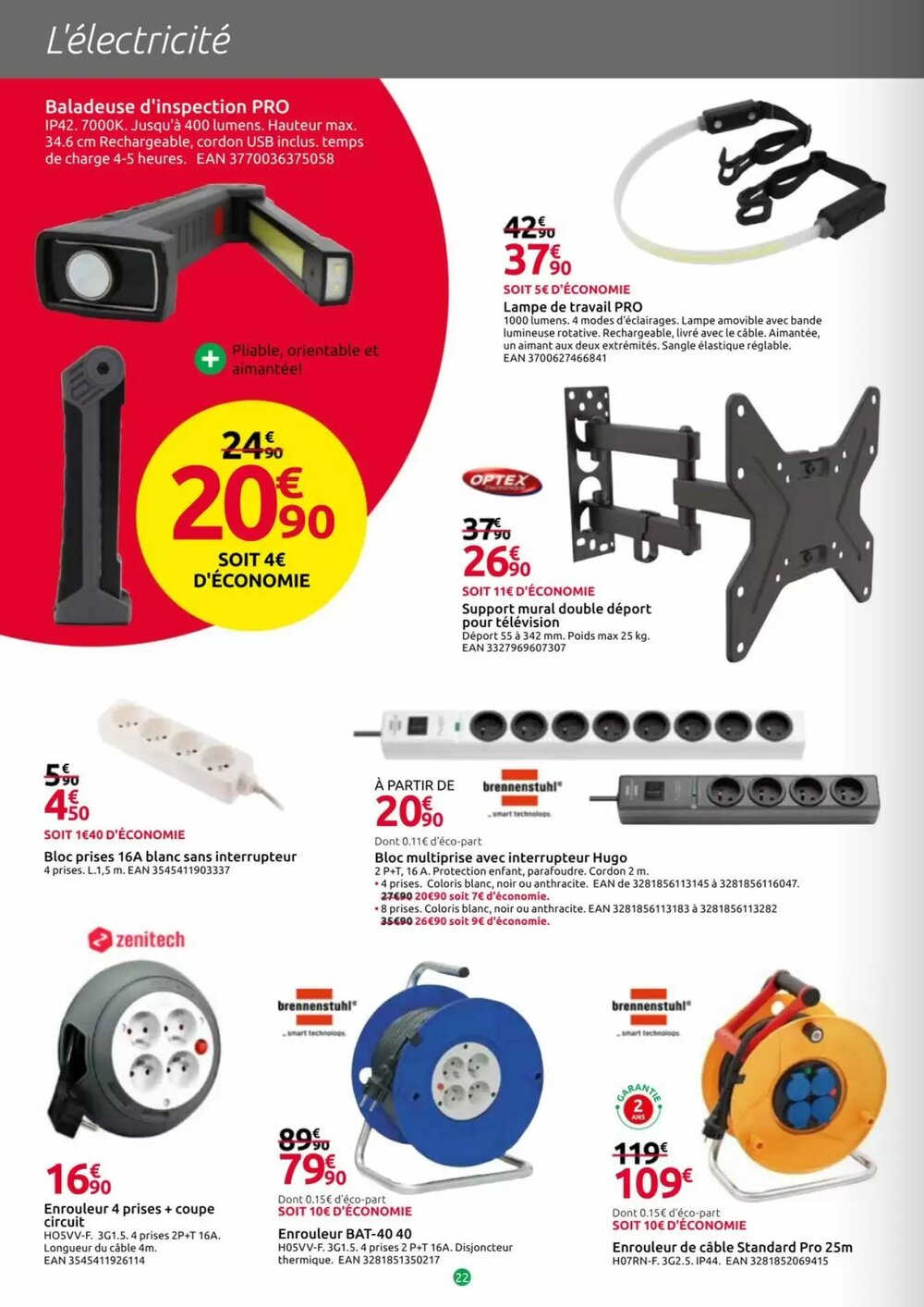 Prospectus promotionnel Mr Bricolage valable à partir du 25/03/2026 - Page 22.