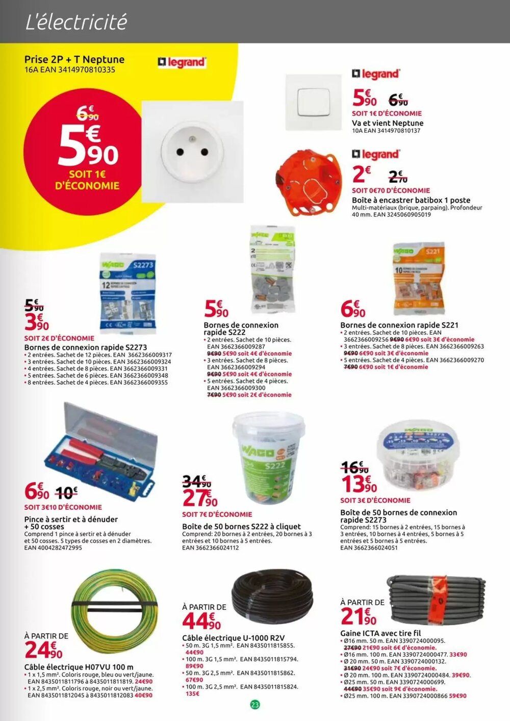 Prospectus promotionnel Mr Bricolage valable à partir du 25/03/2026 - Page 23.