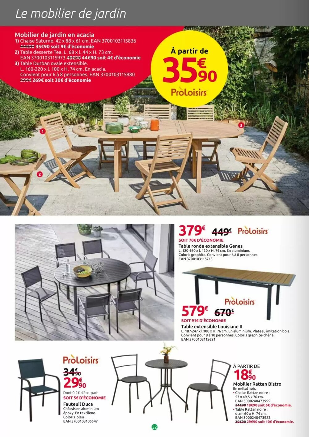 Prospectus promotionnel Mr Bricolage valable à partir du 25/03/2026 - Page 32.