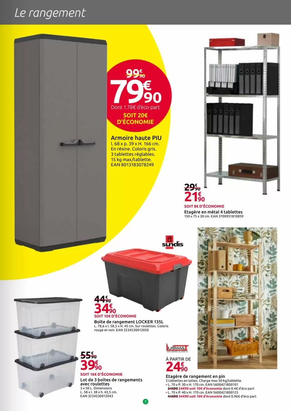 Prospectus promotionnel Mr Bricolage valable à partir du 25/03/2026 - Page 7.