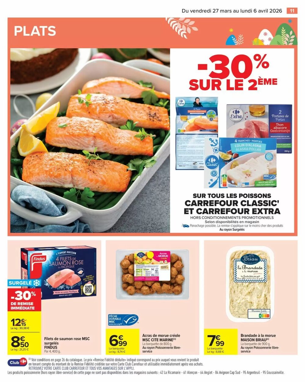 Prospectus promotionnel Carrefour valable à partir du 27/03/2026 - Page 11.