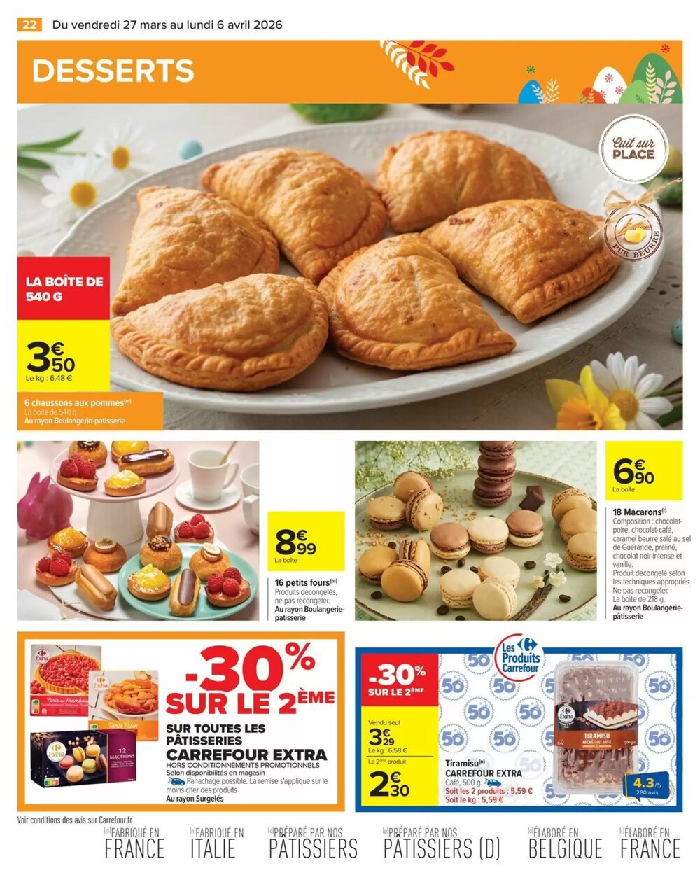 Prospectus promotionnel Carrefour valable à partir du 27/03/2026 - Page 22.