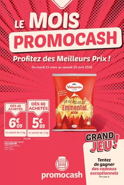Prospectus promotionnel Promocash valable à partir du 31/03/2026