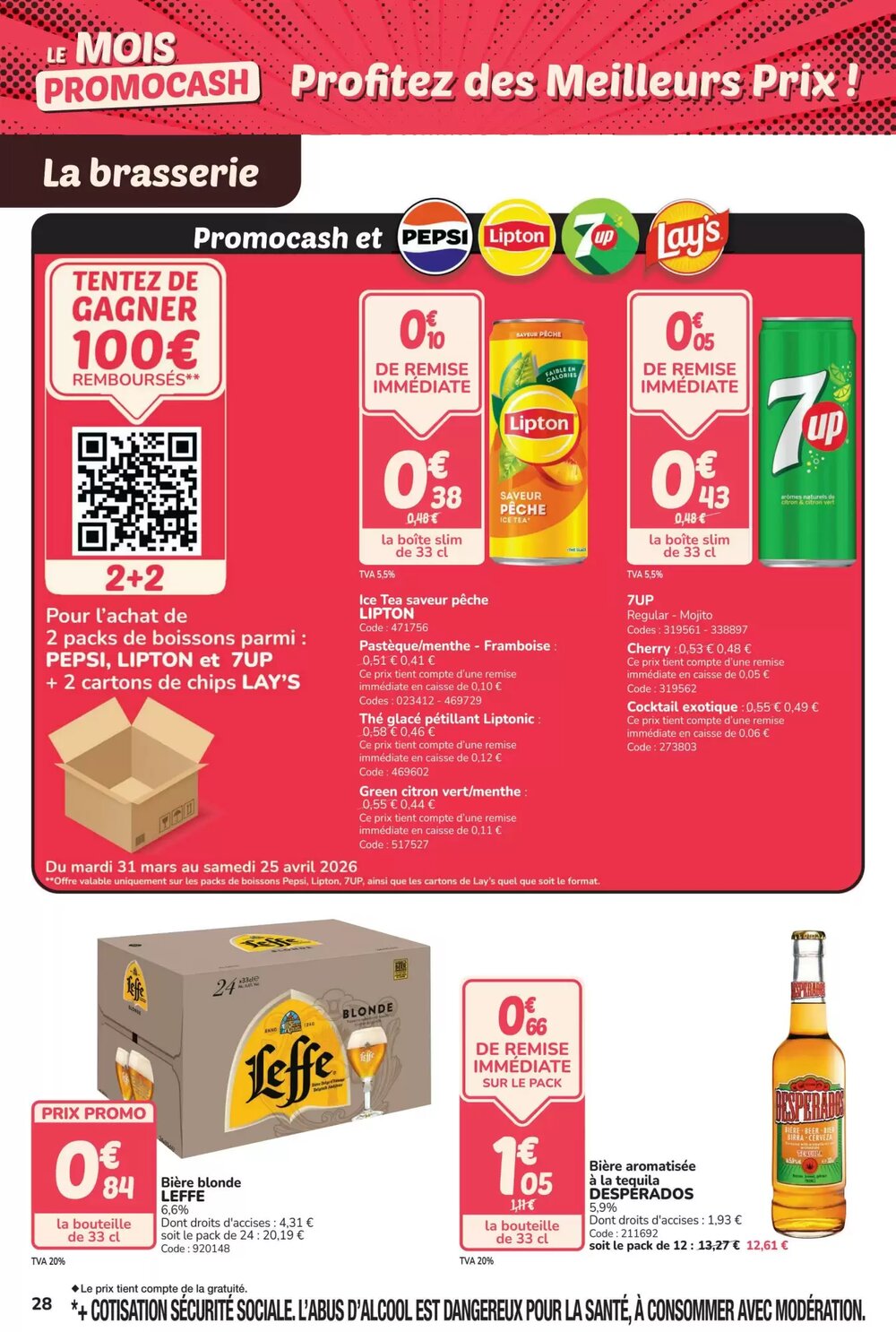 Prospectus promotionnel Promocash valable à partir du 31/03/2026 - Page 28.