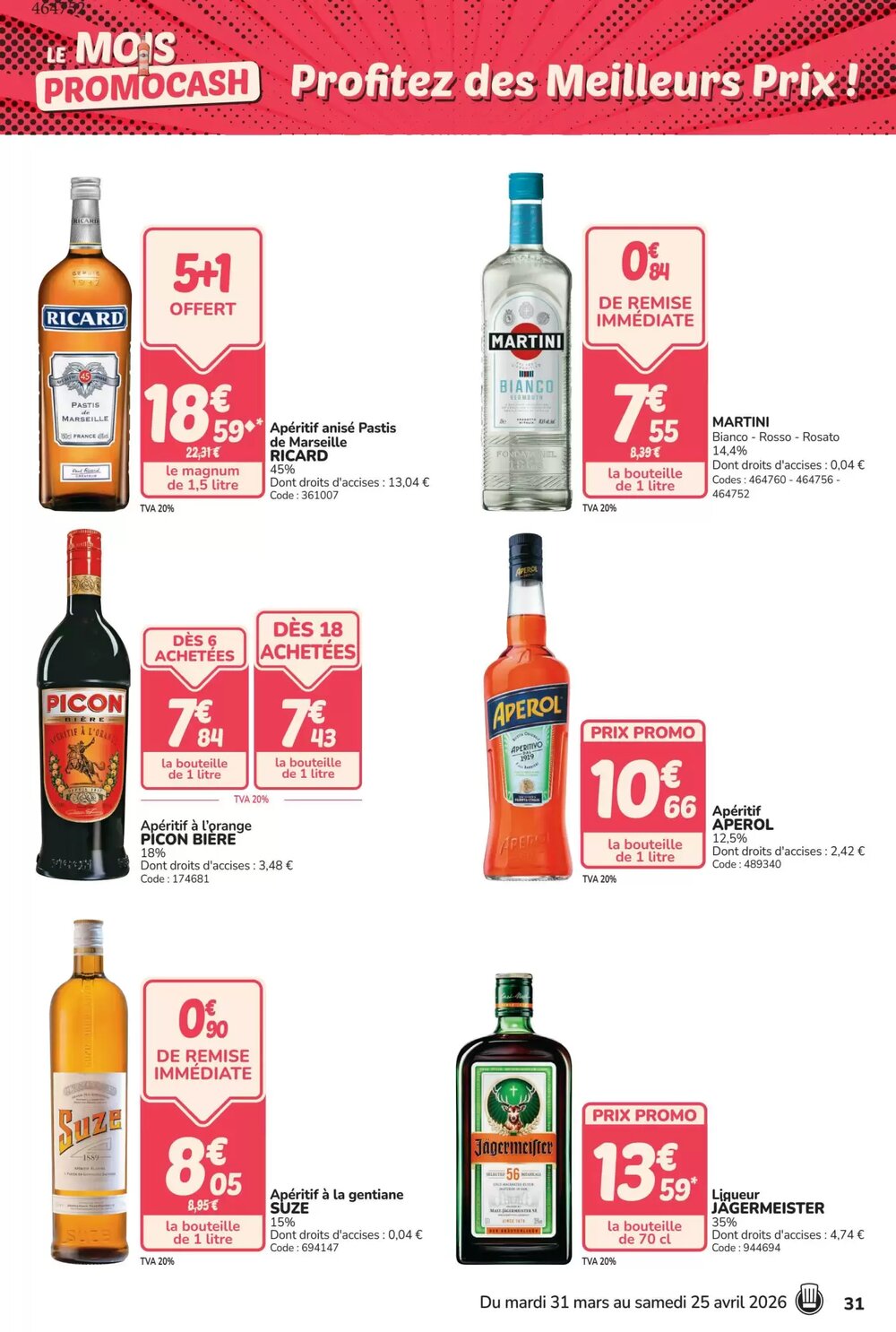 Prospectus promotionnel Promocash valable à partir du 31/03/2026 - Page 31.