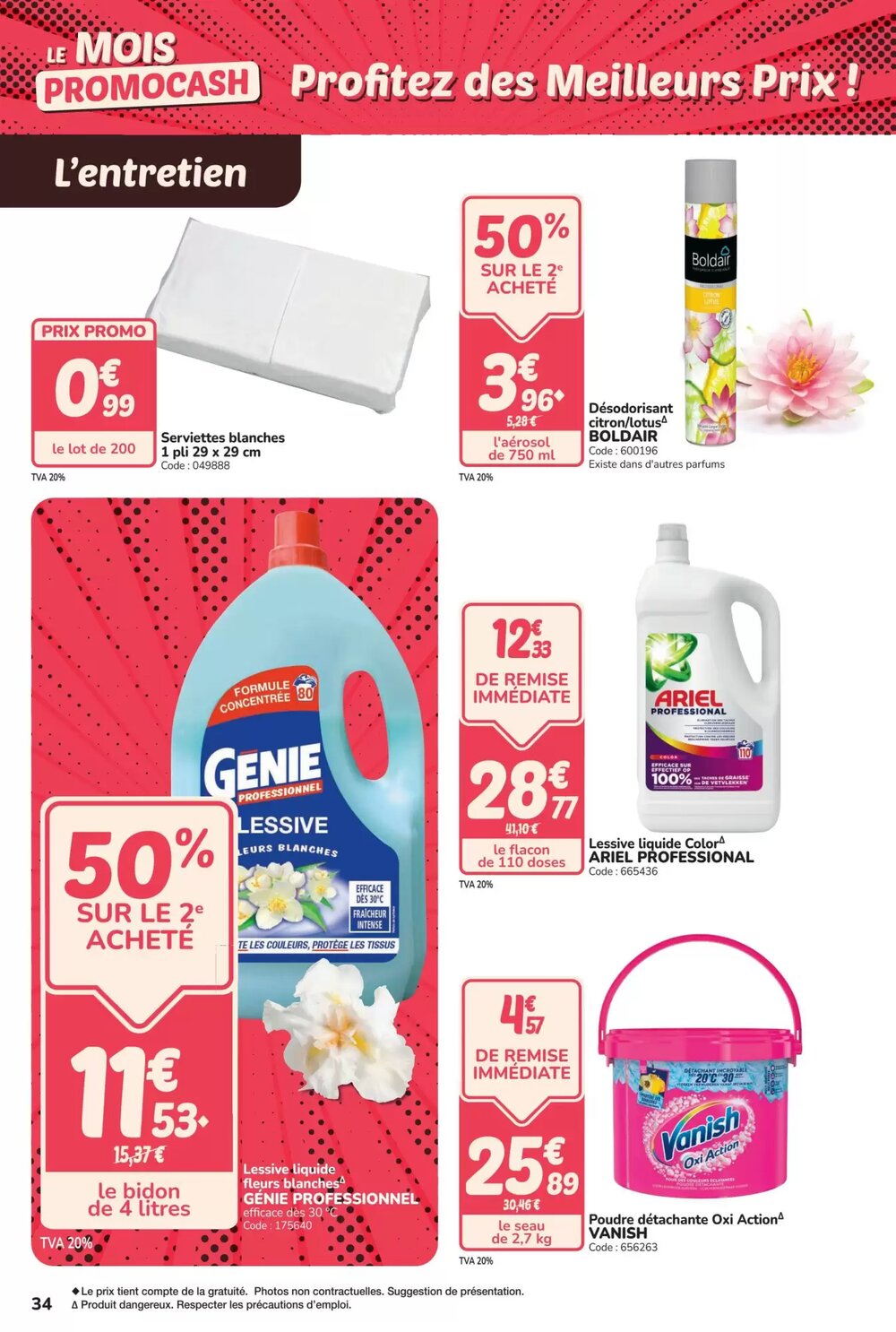 Prospectus promotionnel Promocash valable à partir du 31/03/2026 - Page 34.
