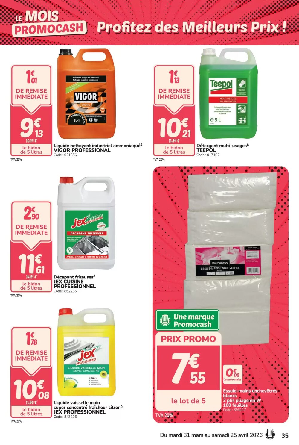 Prospectus promotionnel Promocash valable à partir du 31/03/2026 - Page 35.