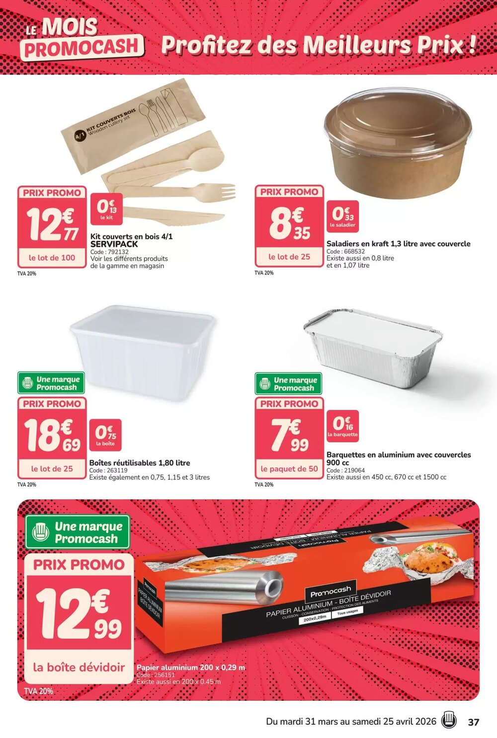 Prospectus promotionnel Promocash valable à partir du 31/03/2026 - Page 37.