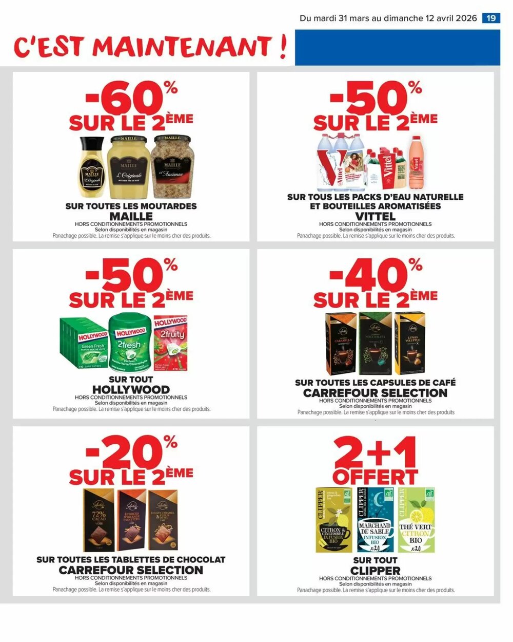 Prospectus promotionnel Carrefour Market valable à partir du 31/03/2026 - Page 21.