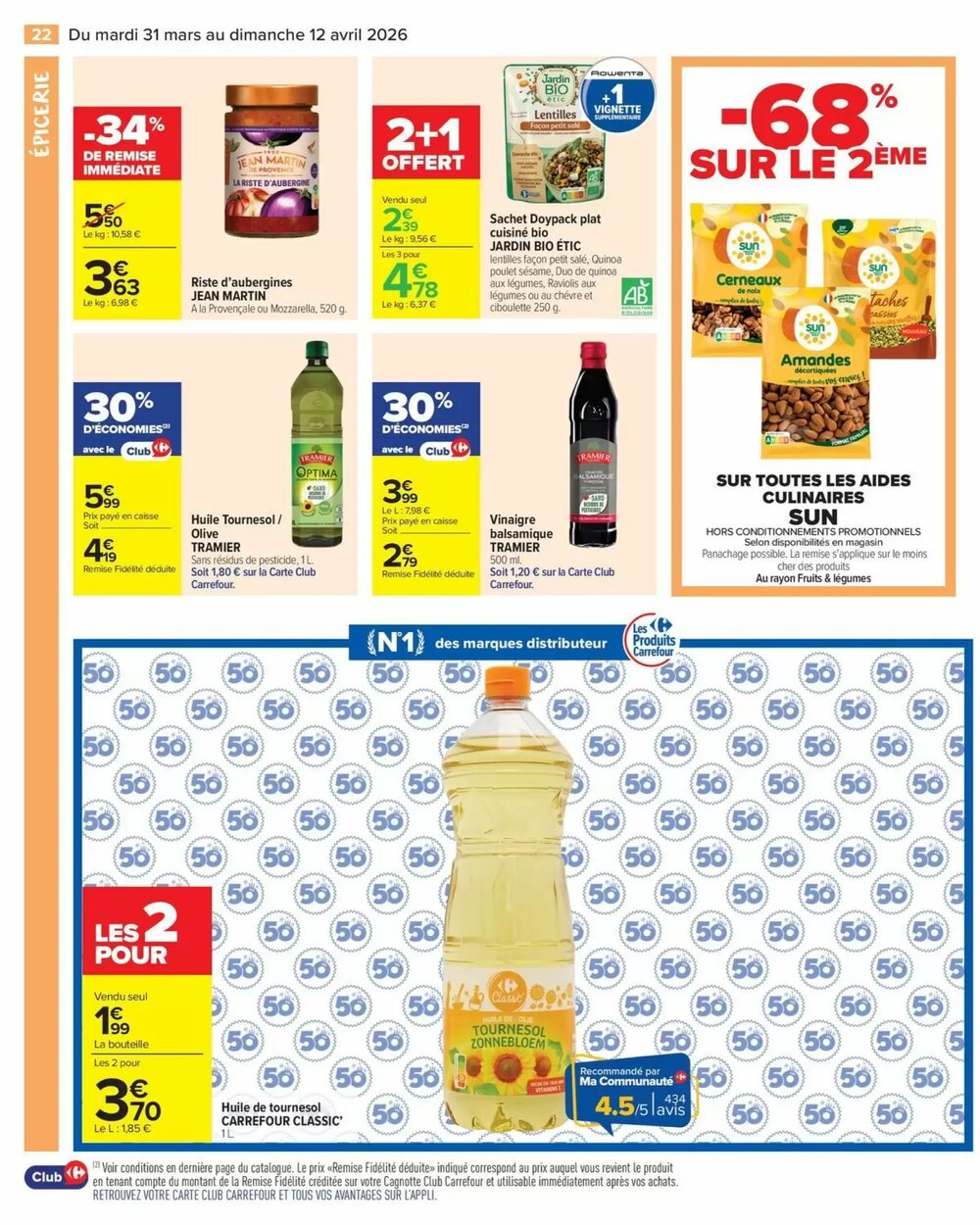 Prospectus promotionnel Carrefour Market valable à partir du 31/03/2026 - Page 24.