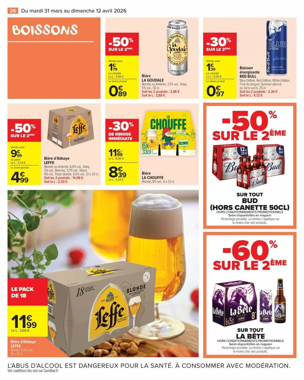 Prospectus promotionnel Carrefour Market valable à partir du 31/03/2026 - Page 28.